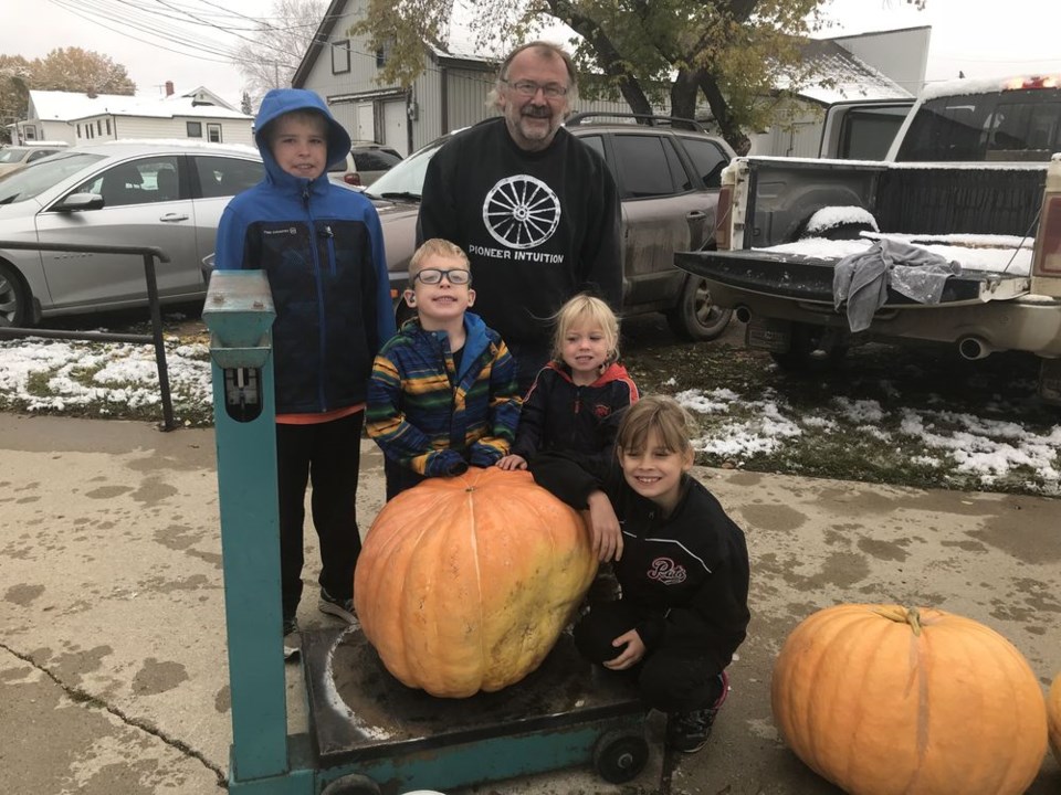 Pumpkin contest win a real family affair