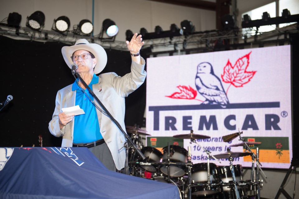 Jacques Tremblay, owner of Tremcar, announced the company will soon start manufacturing propane trailers in Weyburn.