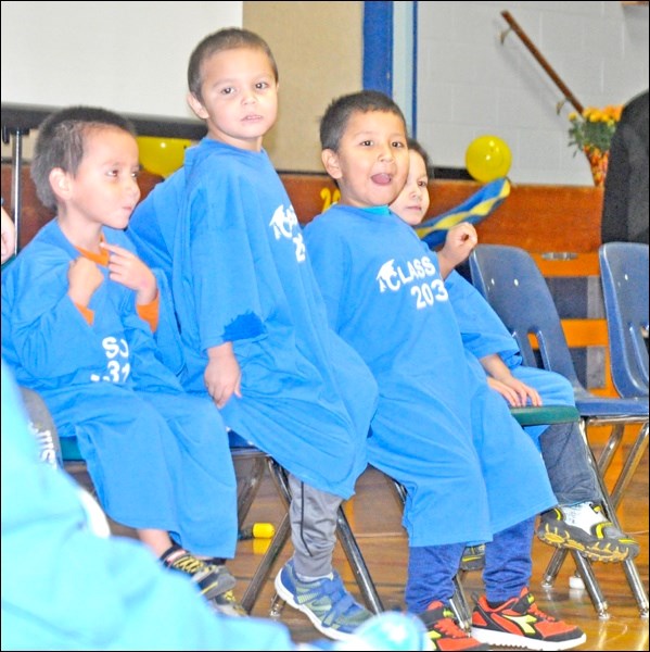 Photos from the McKitrick Class of 2031 celebration. Many students saw career prospects in protective services with several wanteing to be police officers or firefighters. Photos by Josh Greschner