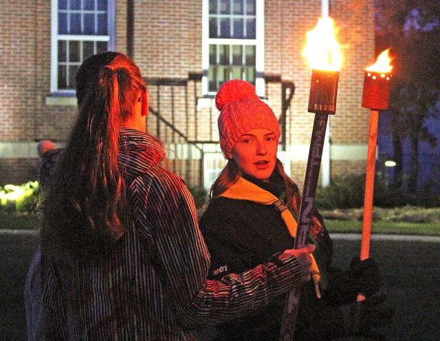 Torchlight parade