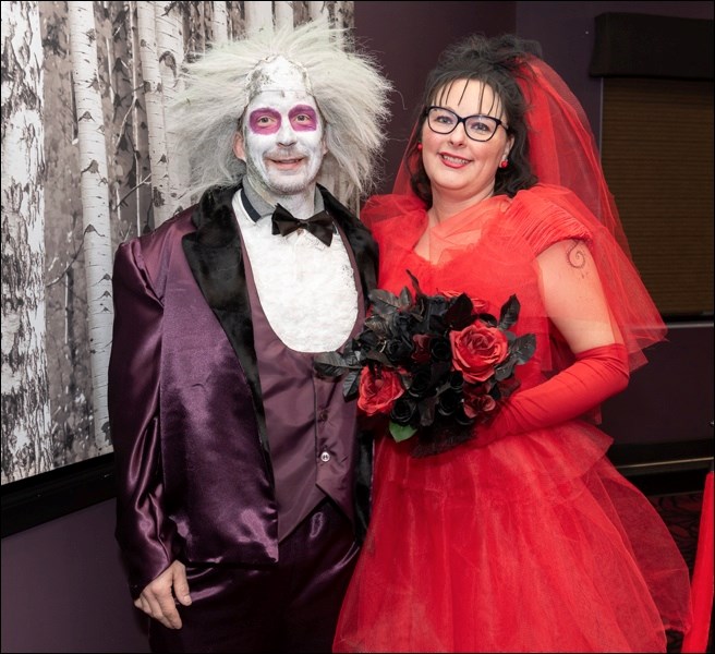 Shawn Wagner (Beetlejuice and Nancy Wagner (Lydia) won the Best Duo Costume prize.