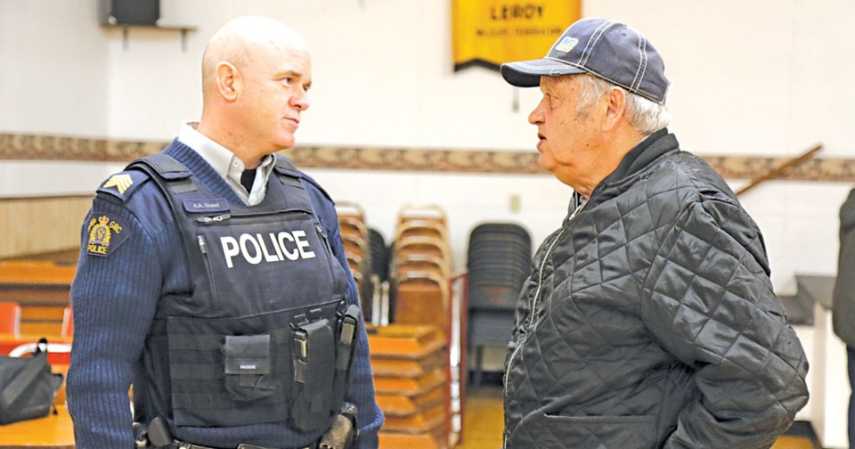 LeRoy RCMP Meeting