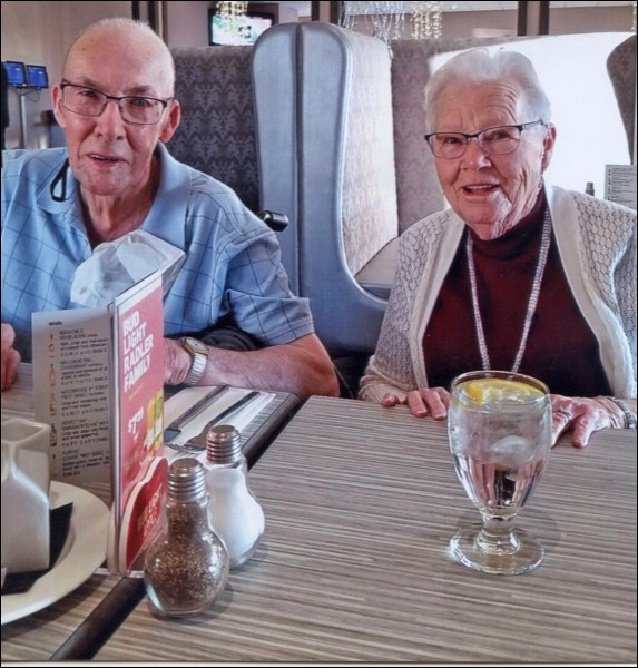 An Enduring Love — On Oct. 22, 1948, William (Bill) Neville married Gwyneth Milburn. William is now 95 and Gwyneth 88. The Battleford residents celebrated their 70th wedding anniversary at Kihiw Restaurant at Gold Eagle Casino. The couple are retired from dairy farming. They farmed in the Iffley, Hatherleigh area.