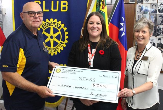 Rotary donation-STARS