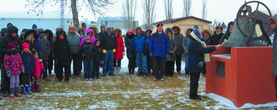 Town’s Remembrance Day Tolls Bell of Peace_2