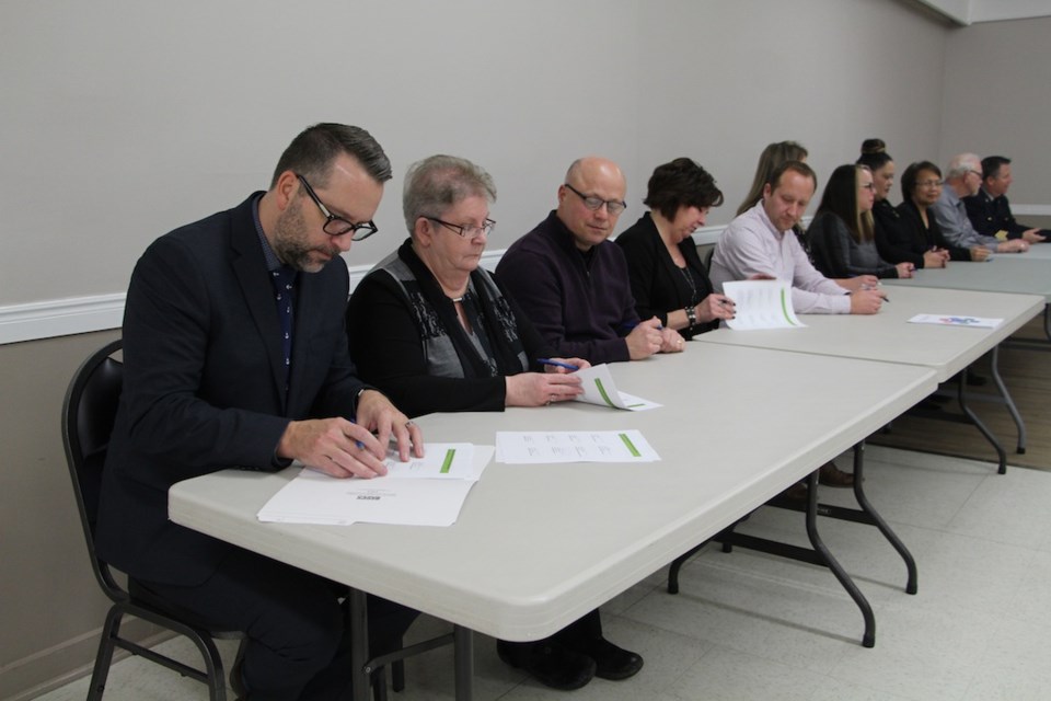 The Community Support Threat Assessment Protocol was signed by community groups, including Good Spirit School Division, Christ the Teacher Catholic School Division, Parkland College and SIGN.
