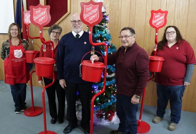 Salvation Army kettles