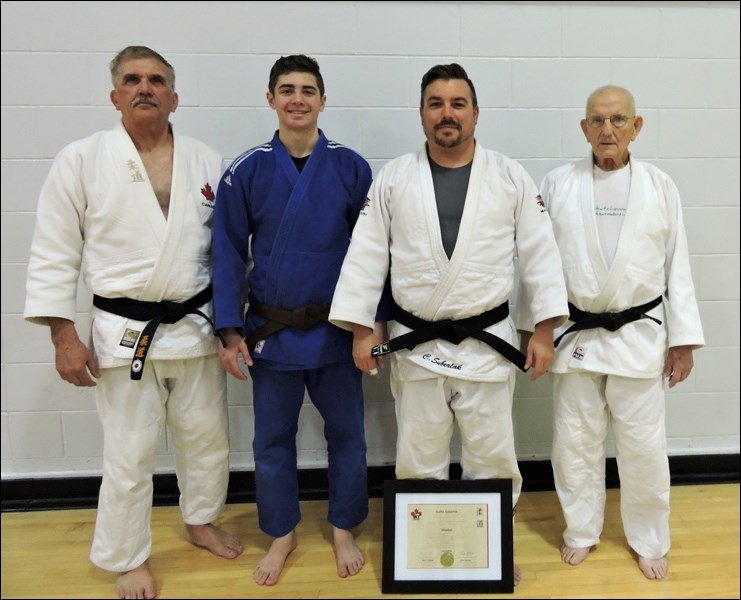Mel Kozlowski, Slavko Pristojko, Curtis Suberlak and Frank Beier of the Battleford Judo Club. Photos submitted