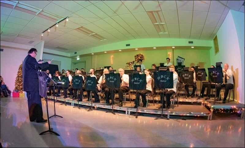 Michael Alstad conducts the Magic of Christmas with the North Battleford City Kinsmen Band.