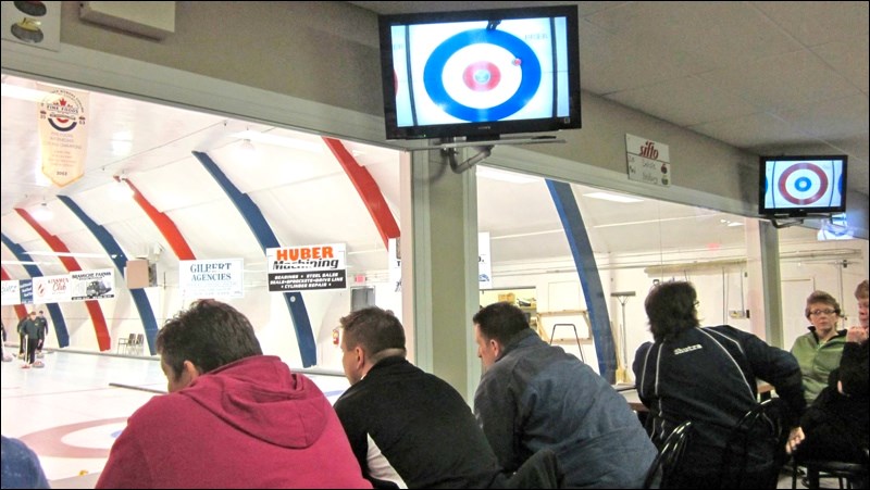 The curling lounge