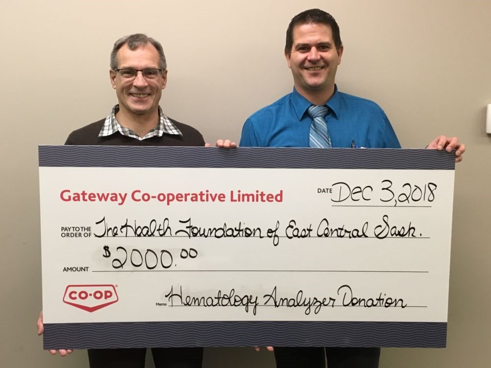 Co-op donation to Health Foundation