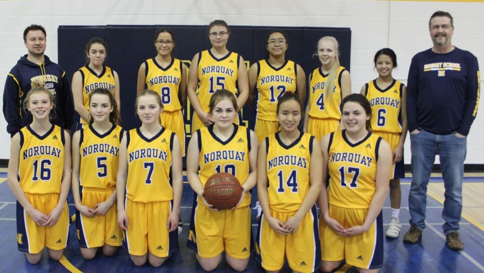 Norquay Sr. Girls Basketball team