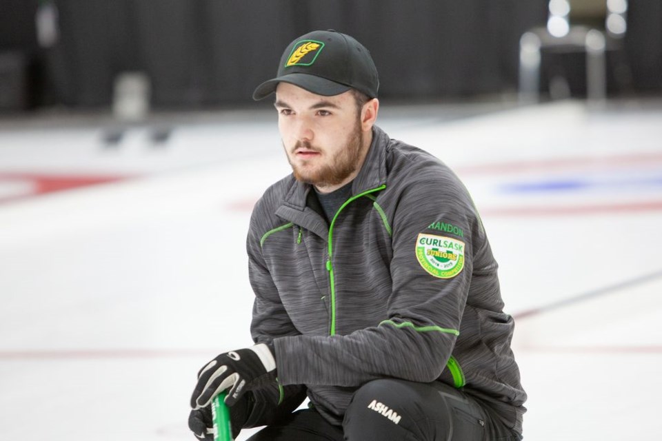 Brothers Brandon and Lane Zuravloff of Canora, along with teammates Jonathon Nagy and Cordell Struble and Rob Zuravloff, coach, competed at the Junior Provincial Mens Curling Championship in Saskatoon from December 27 to 31. Photos courtesy of Kelly Faber