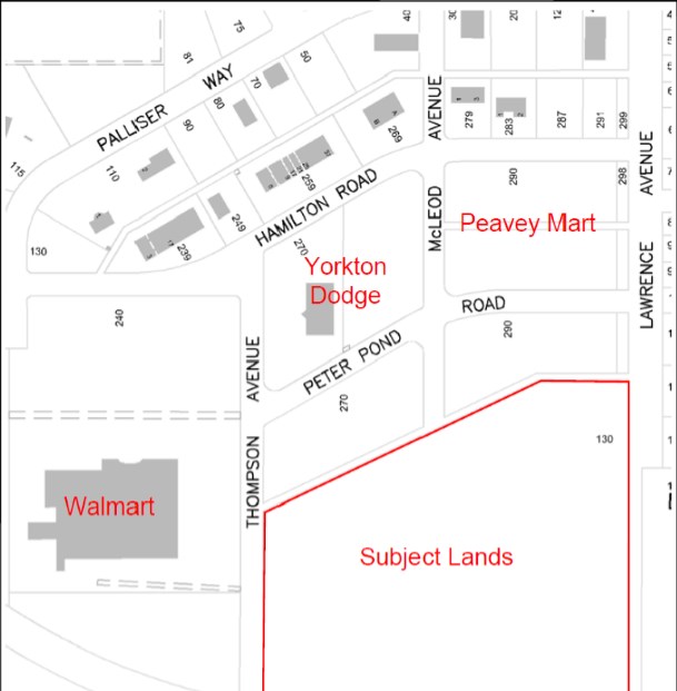 The proposed location for the urban reserve.