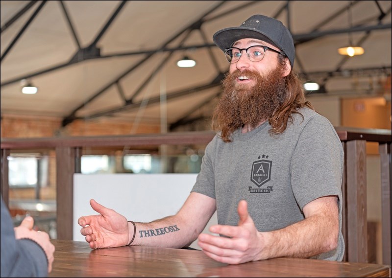 Brennan Lampitt gets excited when he talks about The Armoury.