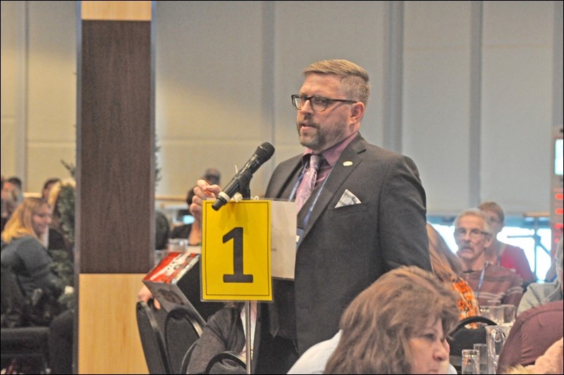 Battleford mayor Ames Leslie was on the floor of SUMA in 2019 speaking in support of a resolution in favor of registration of ATVs. That resolution carried by a wide margin.