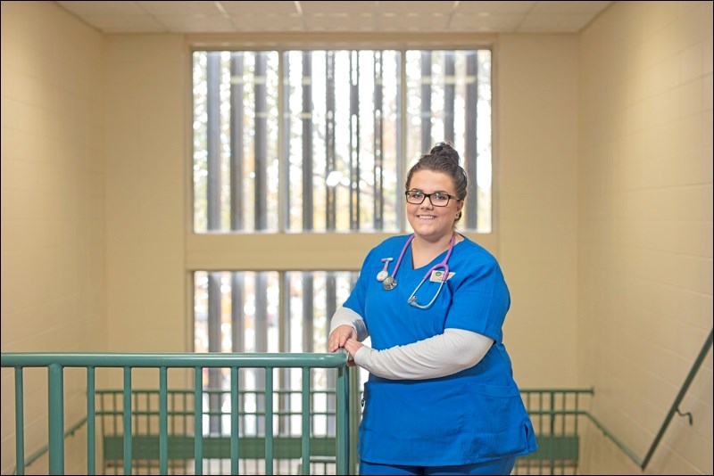 Breah Weber, North West College Practical Nursing Graduate 2018 and accepted Psych Nursing student,