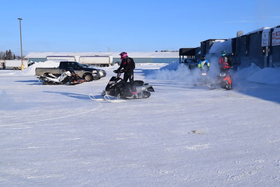 The 42nd annual Easter Seals Snowarama fundraising ride raised approximately $141,000 on February 9. The Canora Centre Mall was a starting point for some, while others who began their rides in Yorkton or Good Spirit Lake stopped in for a welcome opportunity to warm up on the bitterly cold day.