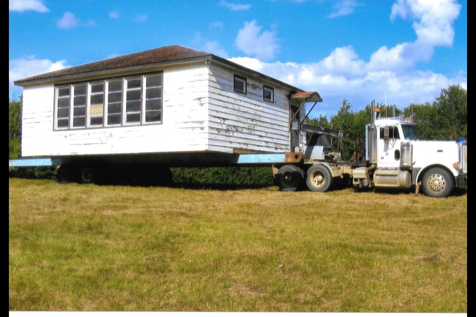 Phil Mydonick Moving was hired to move the former Poplar Point School into Kamsack where it was restored and now is part of the museum’s artifacts.