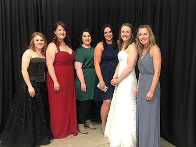 These hardworking ladies put in many hours organizing the event. (L-R) Michelle Cundall, Carlee Annis, Kyla Vanderhulst, Brooklyn Sabourin, Bree Ryan and Kayla Breti. (photo submitted)