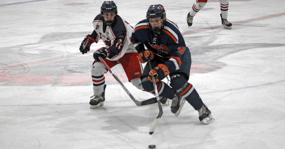 Liam Rutten with the Tisdale Trojans