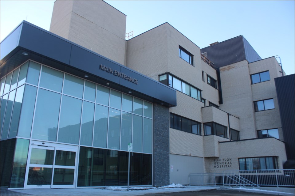 The new entrance of Flin Flon General Hospital. The hospital’s new emergency department, one of the biggest projects for the Northern Health Region in recent years, will officially open April 1. Provincial, regional and local dignitaries were on hand for a press event March 18, with a public open house of the new facility held later in the day. - PHOTO BY ERIC WESTHAVER