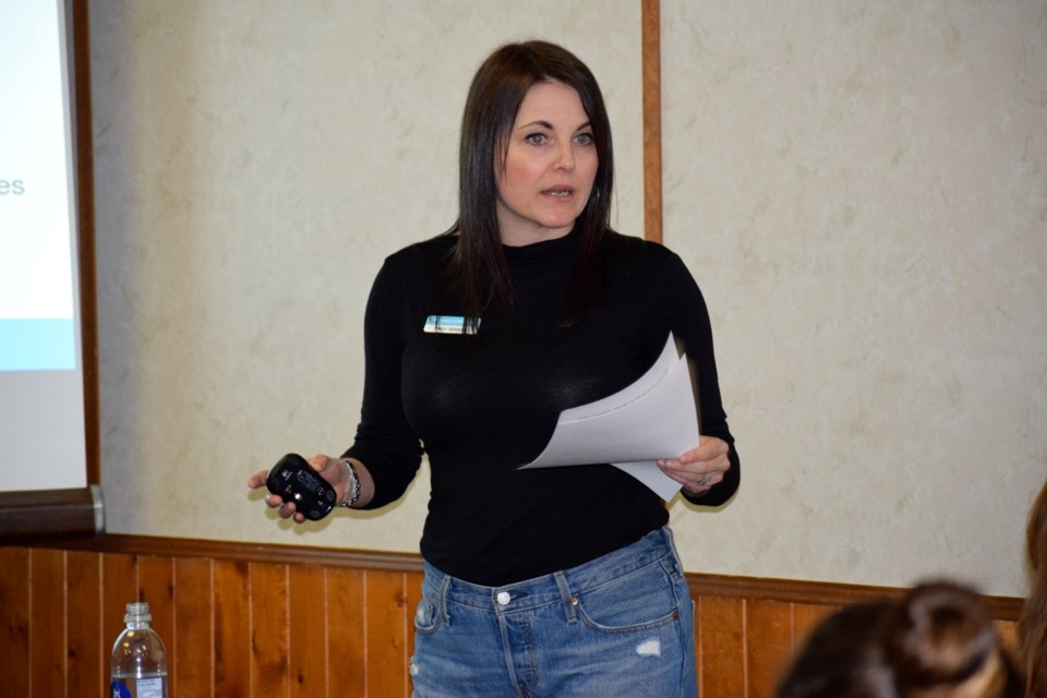 Tara Goulet from Habitat for Humanity in Regina explained the process for becoming a partner family with Habitat.