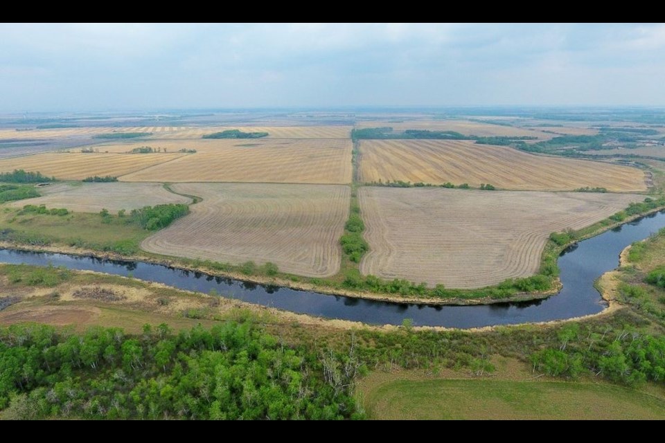 These are the fields at Sliding Hills Charolais near Canora prior to the ALUS (Alternative Land Use Services) Project implementation in the spring of 2018.