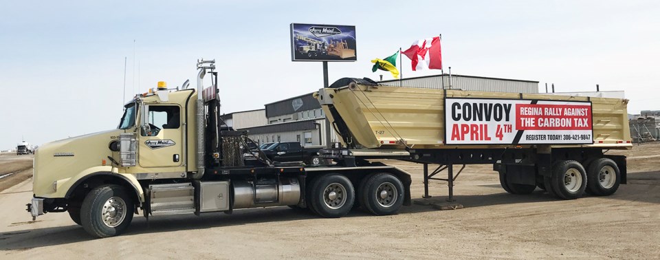 Jerry Mainil Truck advertising convoy