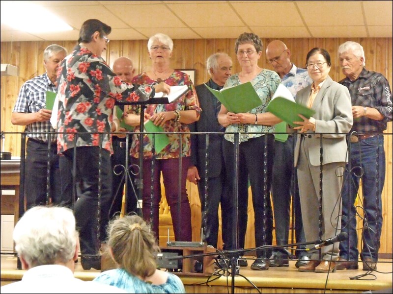 Friendship Singers – Peter, Marlene, Stephen, Marian, Wendell, Jean, Delmar, Lily and Ruben. Photos submitted by Lorraine Olinyk