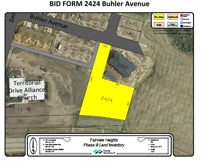 One of the lots up for bid.