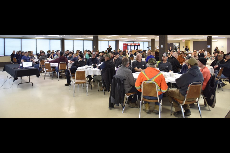 Approximately 120 people attended the Saskatchewan Common Ground Alliance’s 30th anniversary contractor safety breakfast in Estevan on Wednesday.