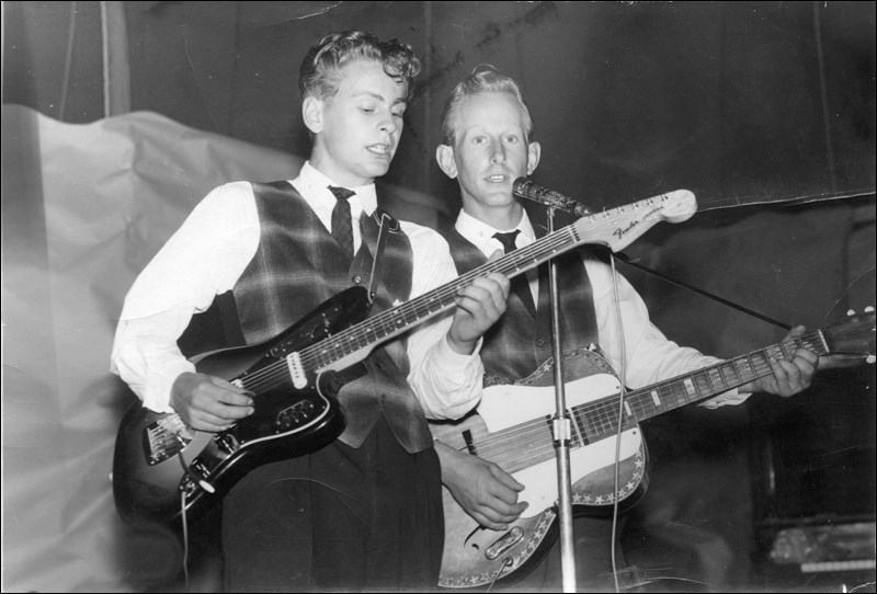 Gil and Bill Risling in the Blue Garden Salon in Saskatoon 1964. Photos submitted