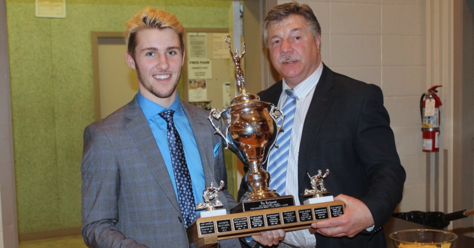 Tisdale Trojans goalie Tanner Martin Award