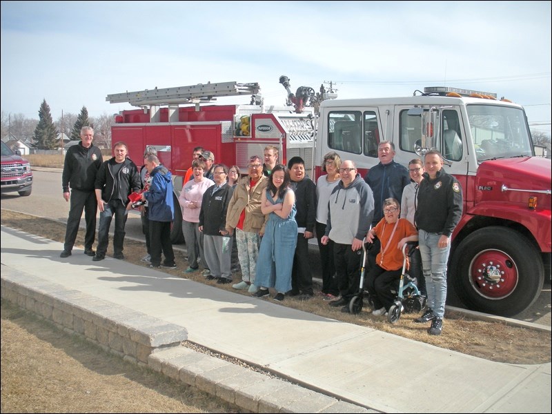 On Thursday, April 11, the Part-time Firefighter’s Association took Battlefords Trade and Education