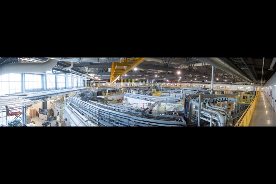 The Canadian Light Source, or “synchrotron,” is located at the University of Saskatchewan in Saskatoon. Photo courtesy Canadian Light Source.