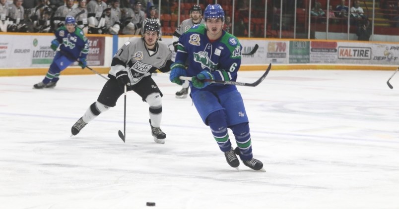 Alex Rondeau of the Melfort Mustangs