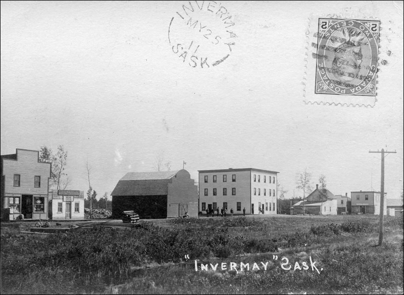 Invermay, c. 1910. Source: prairietowns.ca