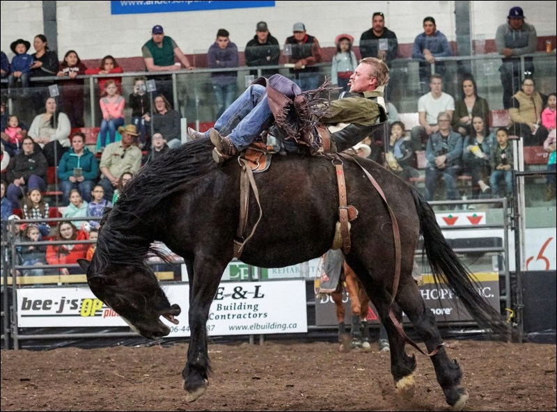 Bareback riding.