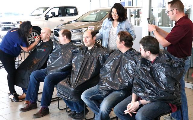Young Fellows head shave