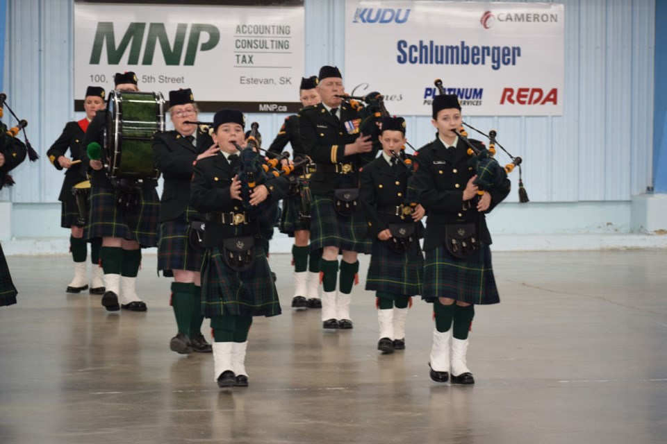 Army Cadets pipe band