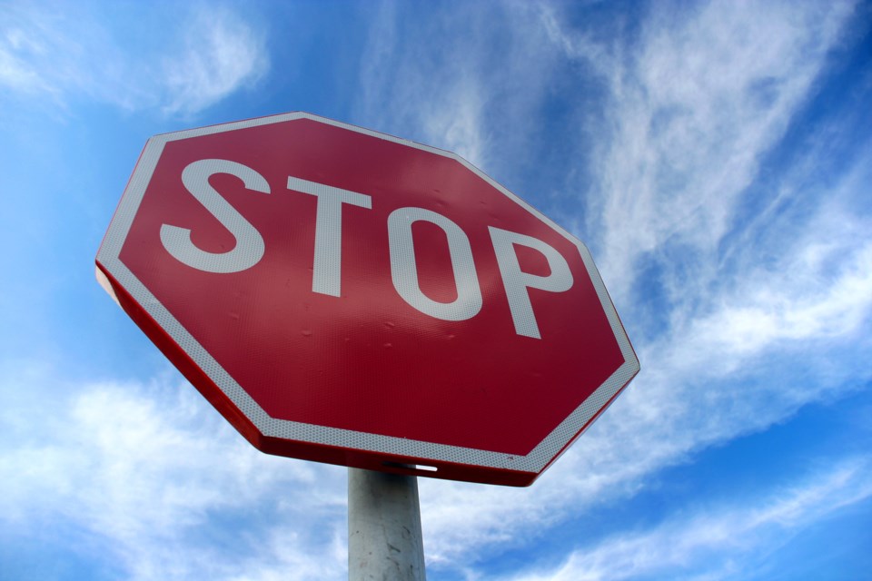 Stop sign