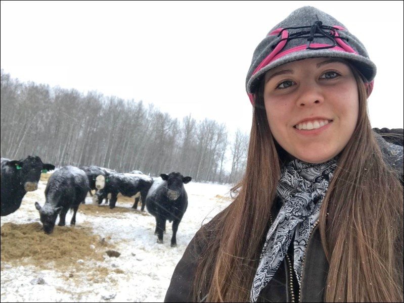 Caylee Dorval of Glaslyn has received $4,000 toward her agriculture-related post-secondary studies a