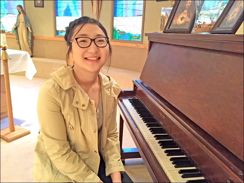Jeanny Jung, who studies piano, flute and voice, has been the principal second in the Saskatoon Yout