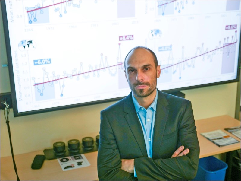 Simon Papalexiou of the University of Saskatchewan’s Global Institute for Water Security has found ‘