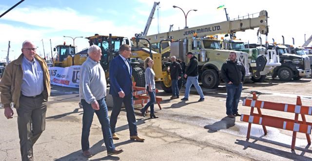 Premier at rally