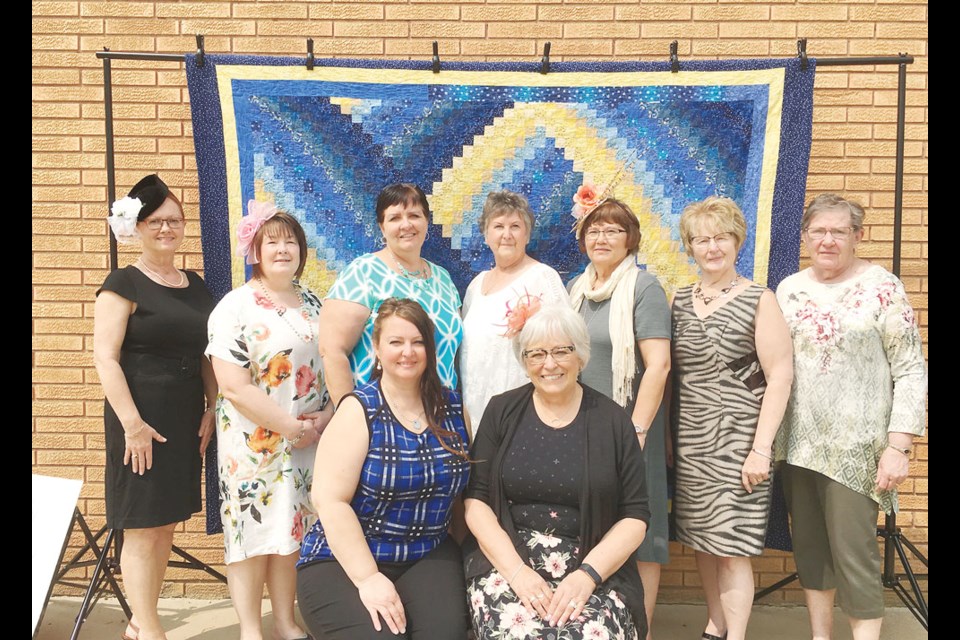 Members of the Torquay Block Party are, back row, from left, Terry Whitman , Colleen Marcotte, Christa Marcotte , Marianna Wick, Jane Marcotte, Christine Marcotte and Heather Piermantier. Front row, Charlene Wimmer, Theresa Stepp and Lori Lowen. Missing: Vernelle Rasmussen.