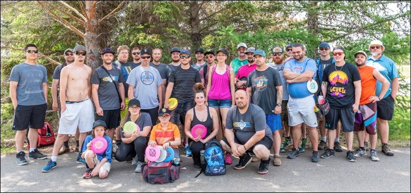 The disc golfers. All photos by Averil Hall