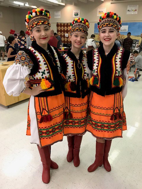 Ukrainian dancers who performed during A Taste of Culture. Photo submitted