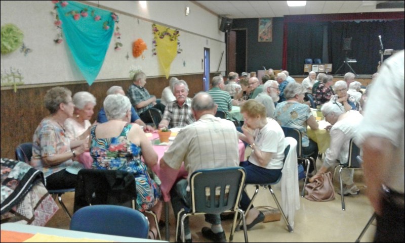 Borden Friendship Club hosted clubs from out of town on June 3. Photo by Lorraine Olinyk